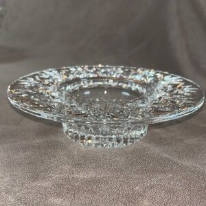 Waterford Crystal Bethany Pillar Candle Holder or Round Wine Bottle Coaster